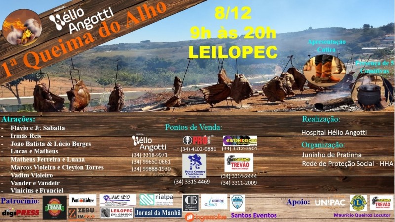 08/12 - Queima do Alho - Hospital Helio.Angotti