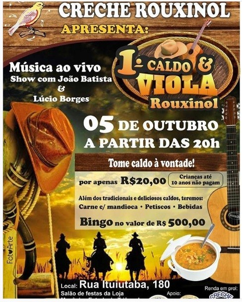 Show beneficente - Creche Rouxinol