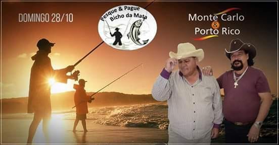 NESTE DOMINGO DIA 28/10 NO PESQUE PAGUE BICHO DA MATA A PARTIR DAS 13 HRS CONTAMOS COM SUA PRESENÇA DESDE JÁ OBRIGADO ABÇ